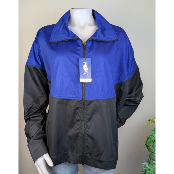 Nike Golden State Warriors Jacket Womens XL Blue Royal Courtside Full-Zip NEW - Picture 3 of 12